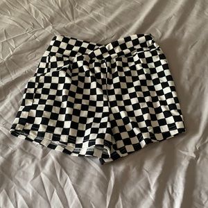 Checkered CrisCross Spandex